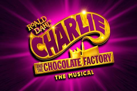 Charlie and The Chocolate Factory musical logo branding