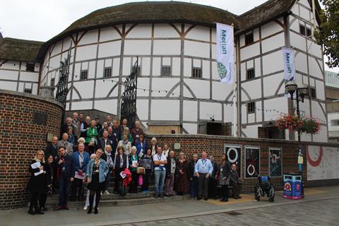 Reader Club to Shakespeare's Globe in London, 2018. 