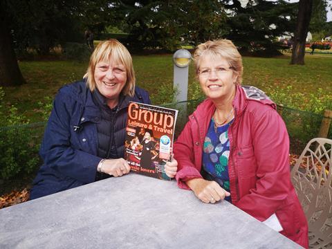 Group organisers catching up on some reading at Kew Gardens. 