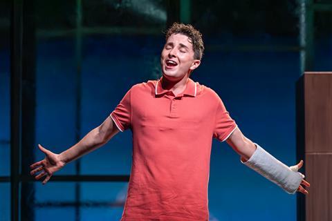 Ryan Kopel plays the leading role in Dear Evan Hansen