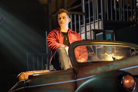 Dan Partridge as Danny in the UK and Ireland tour of GREASE