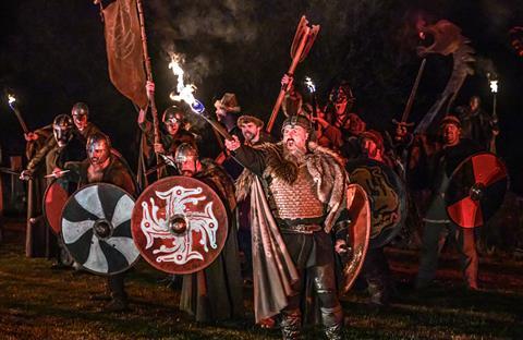 Vikings Invade England in Kynren - An Epic Tale of England