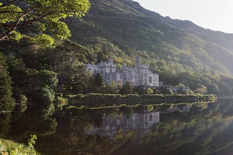 Kylemore Abbey in County Galway, Ireland