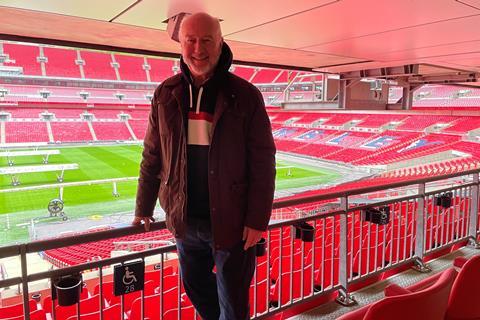 Graham Yandell at Wembley Stadium