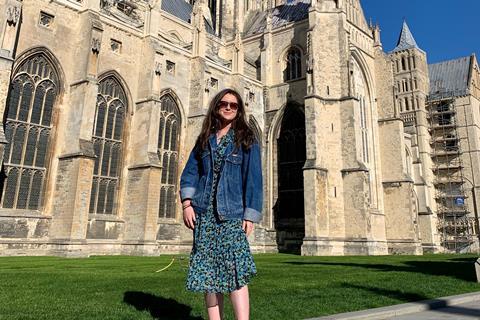 Joanna Thomson at Canterbury Cathedral