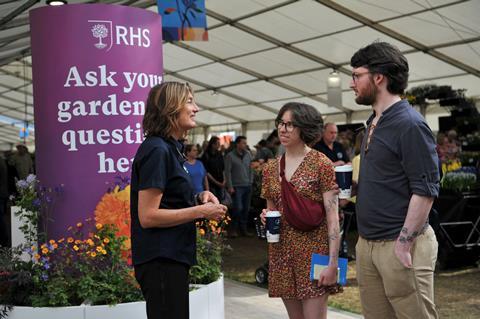 Visitors to the RHS Malvern Spring Festival's Floral Marquee