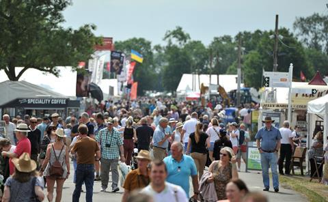 Crowds of visitors at the Royal Three Counties Show in Malvern, Worcestershire