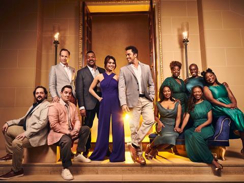 The 2025 West End cast of Hercules