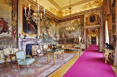 Blenheim Palace's Second State Room 