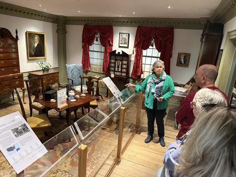 GLT readers inside the American Museum as part of the Reader Club Trip