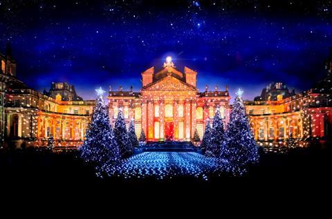 Blenheim Palace at Christmas