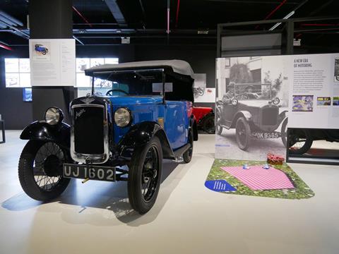 Austin Seven exhibition at the British Motor Museum