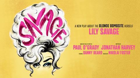 A poster promoting the new Savage play