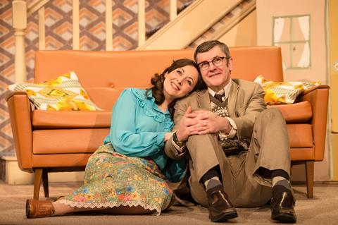 Sarah Earnshaw as Betty & Joe Pasquale as Frank Spencer 