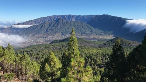 La Palma's volcanic craters