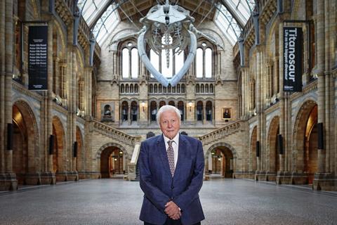 Sir David Attenborough at the Natural History Museum (c) The Trustees of the NHM