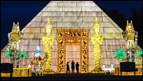 Longleat's Festival of Light in 2018.