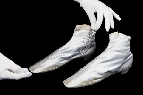 Queen Victoria's boots on display at Kensington Palace