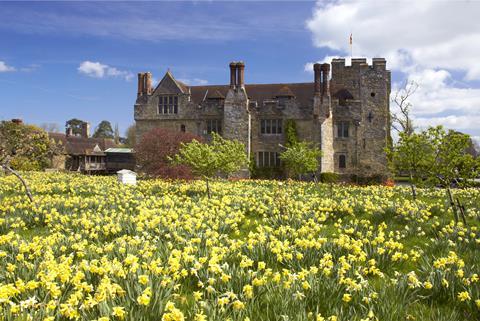 Hever Castle in Spring