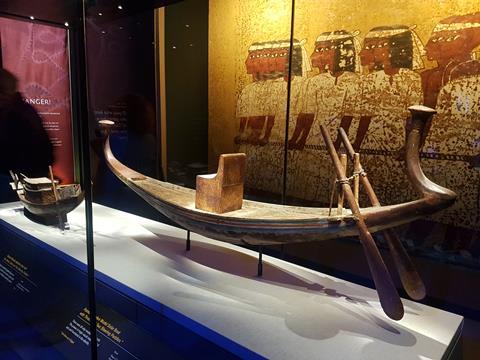 Tutankhamun Treasures of the Golden Pharaoh Solar Boat