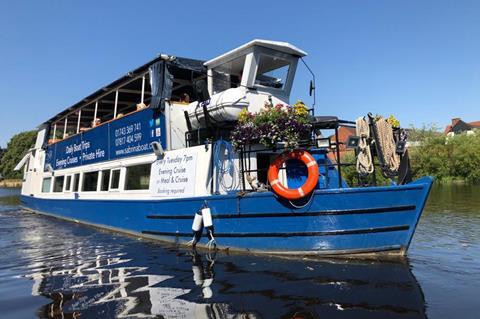 Sabrina Boat on the River Severn