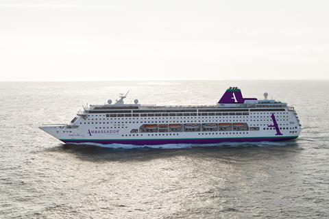Ambassador Cruise Line's Ambition ship