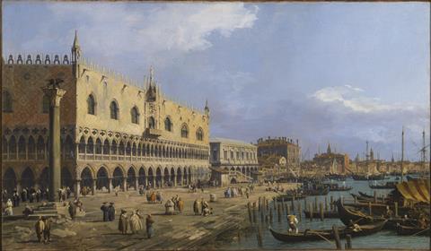 The Doges Palace and Riva Della Schiavoni Venice, 1731