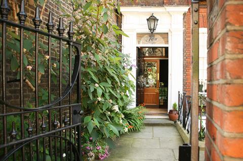 Entrance to The Fan Museum, London