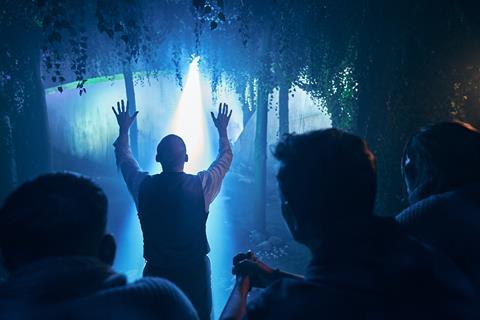 Ogilvy on Horsell Common. Jeff Wayne's The War of The Worlds The Immersive Experience.