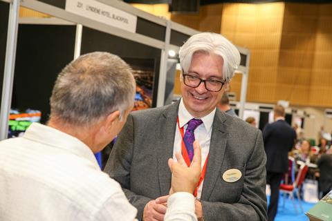 Norman Allen Group Travel MD, Paul Mallon at the 2024 Group Leisure & Travel Show