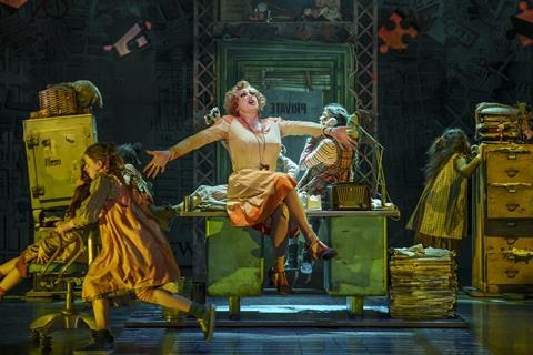 Craig Revel-Horwood as Miss Hannigan in Annie the musical