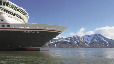 Fred. Olsen's Balmoral in Longyearbyen, Spitsbergen 