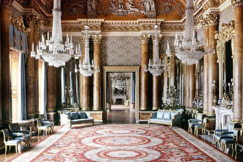 Blue Drawing Room at Buckingham Palace