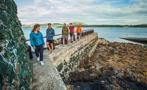 Walking at Nefyn, Gwynedd