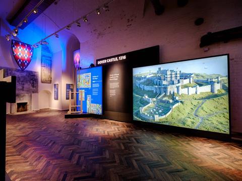 An exhibition at Dover Castle in Kent