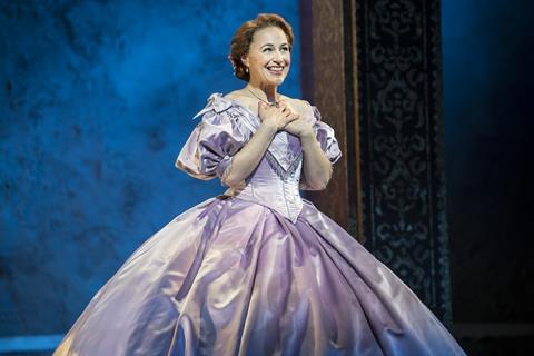Annalene Beechey as Anna Leonowens in the UK tour of The King and I