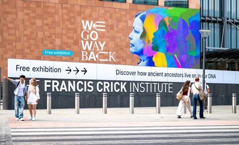 The exterior of the Francis Crick Institute in London
