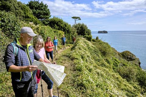 Walking group English Riviera
