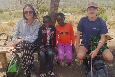 Zoe Poston in Kenya