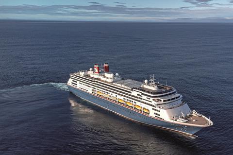 Fred. Olsen Cruise Line's Bolette at sea