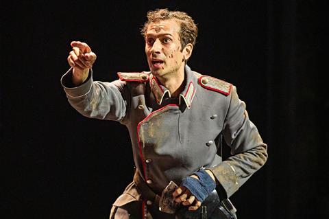Alexander Ballinger playing Friedrich in War Horse