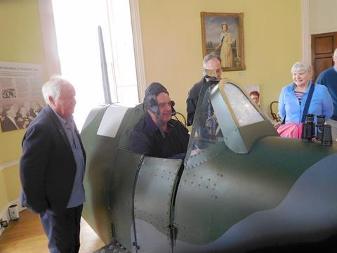 Members of Newton Abbot Travel Club enjoy a tour of Bentley Priory Museum