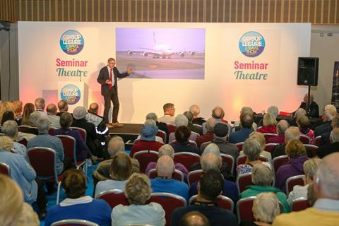 Simon Calder at the Group Leisure & Travel Show 2019