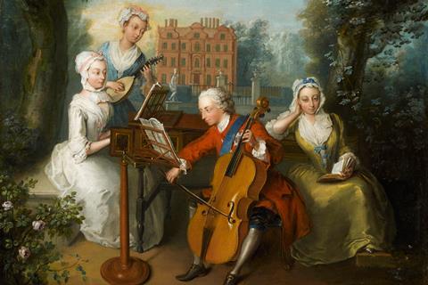 The Music Party’ by Philip Mercier