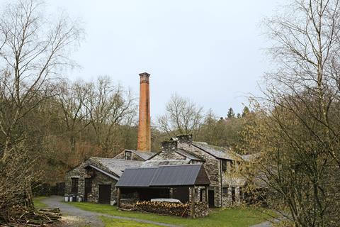 Exterior of Stott Park Bobbin Mill, Kent