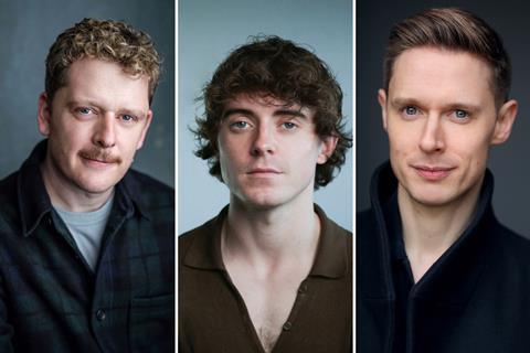 (L-R) Chris Jenkins, Jhon Lumsden, Samuel Barnett