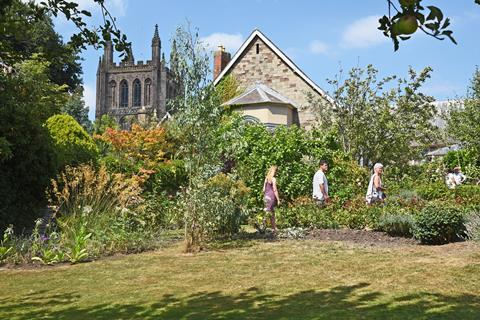 Hereford Cathedral gardens