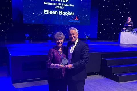 A group organiser is recognised at the Dunwood conference