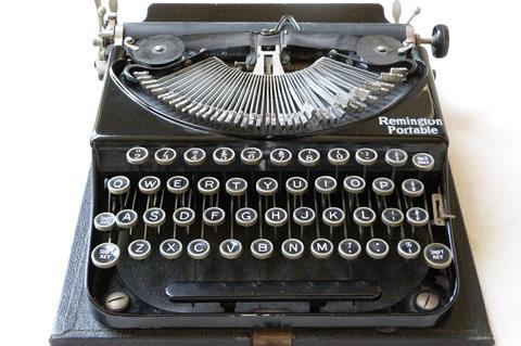 Agatha Christie's typewriter