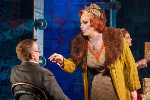 Craig Revel Horwood as Miss Hannigan in the UK tour of Annie.